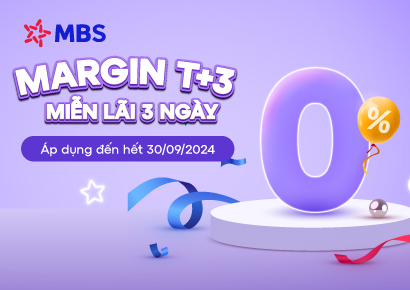 MBS triển khai Gói lãi suất bậc thang T+3